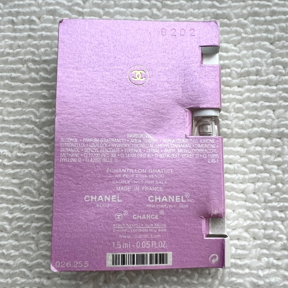 🎁Pick 5 for $25🎁 Chanel Chance sample - Picture 3 of 4